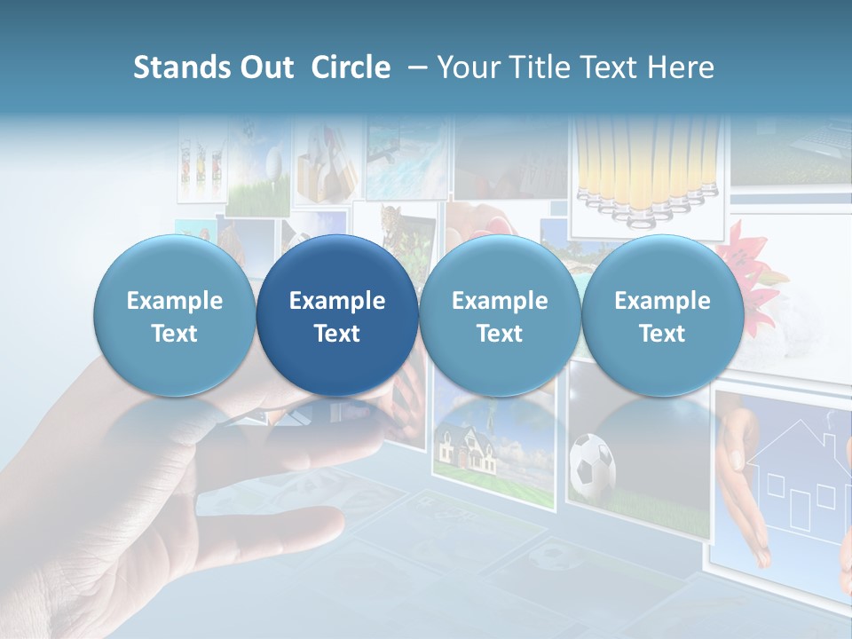 Choosing Navigation Flat PowerPoint Template