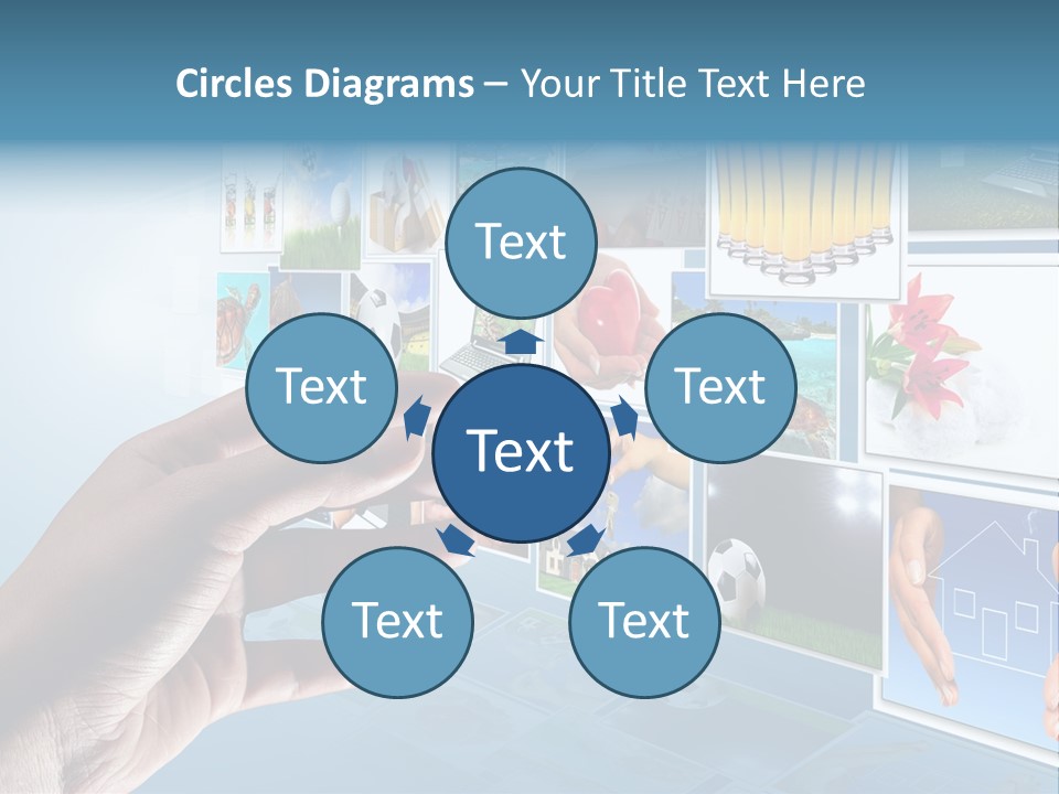 Choosing Navigation Flat PowerPoint Template