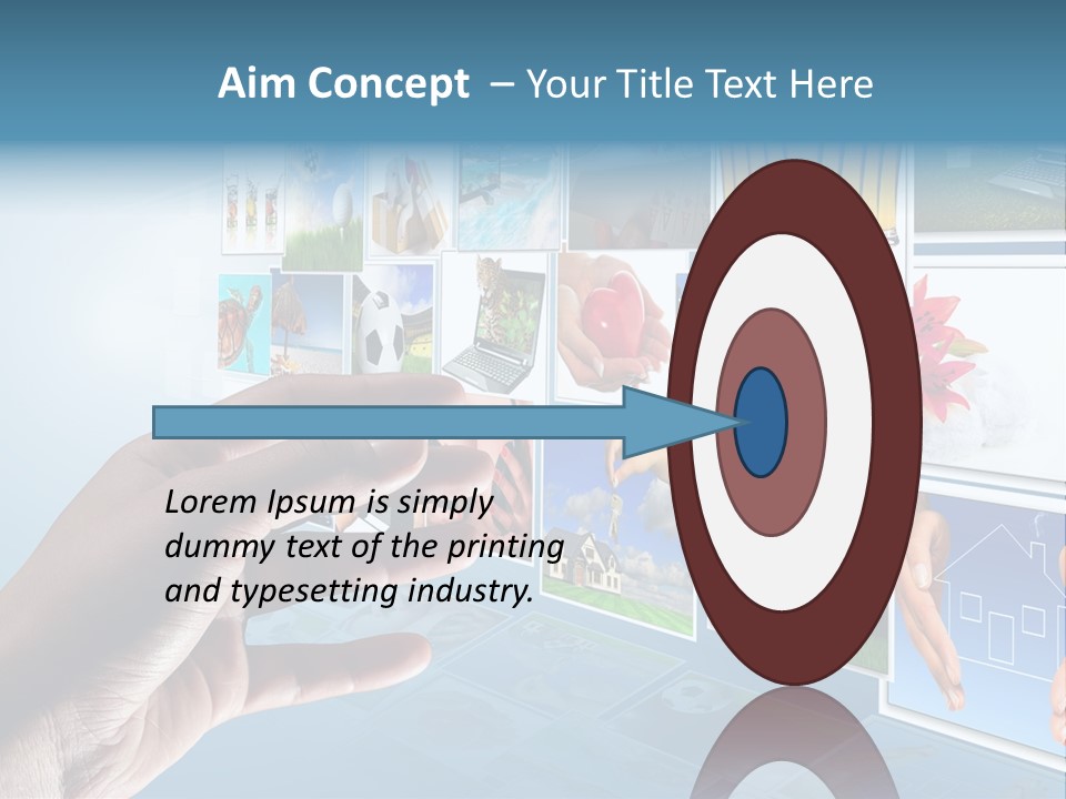 Choosing Navigation Flat PowerPoint Template