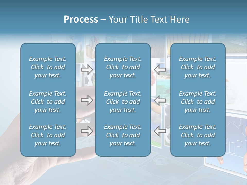 Choosing Navigation Flat PowerPoint Template