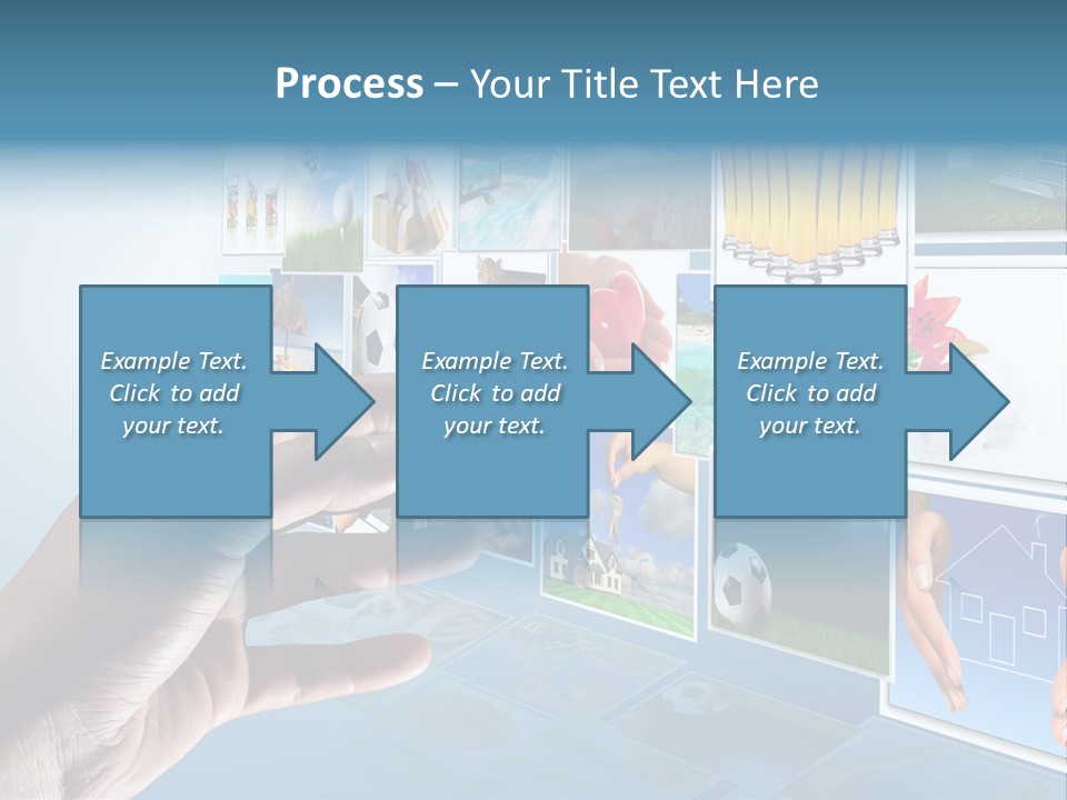 Choosing Navigation Flat PowerPoint Template