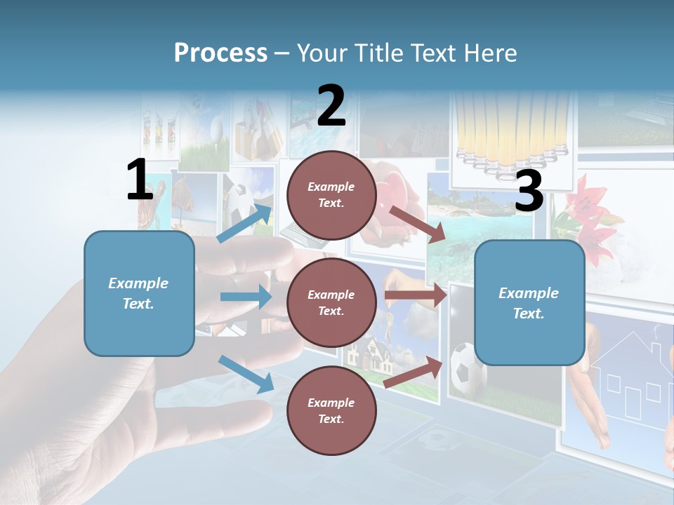 Choosing Navigation Flat PowerPoint Template