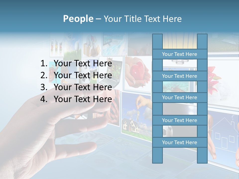 Choosing Navigation Flat PowerPoint Template