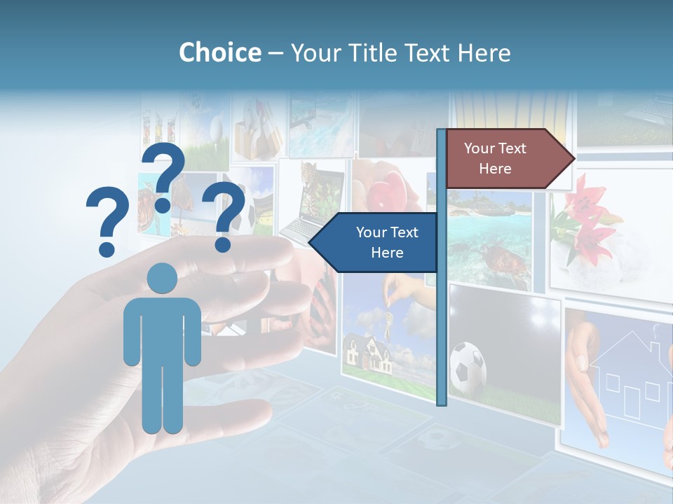 Choosing Navigation Flat PowerPoint Template