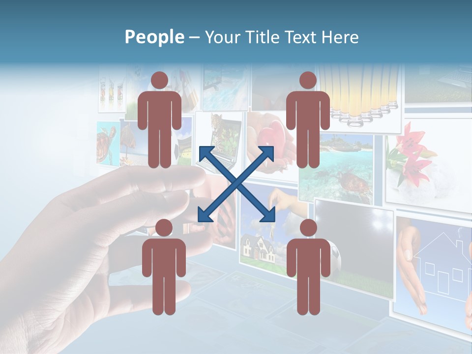 Choosing Navigation Flat PowerPoint Template