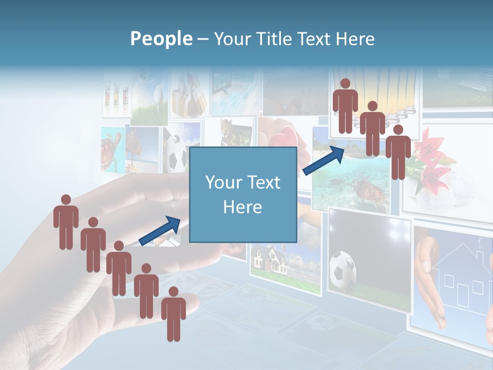 Choosing Navigation Flat PowerPoint Template