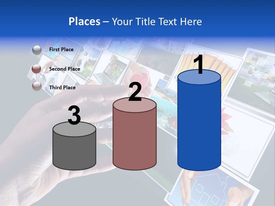 Images Pressing Concept PowerPoint Template