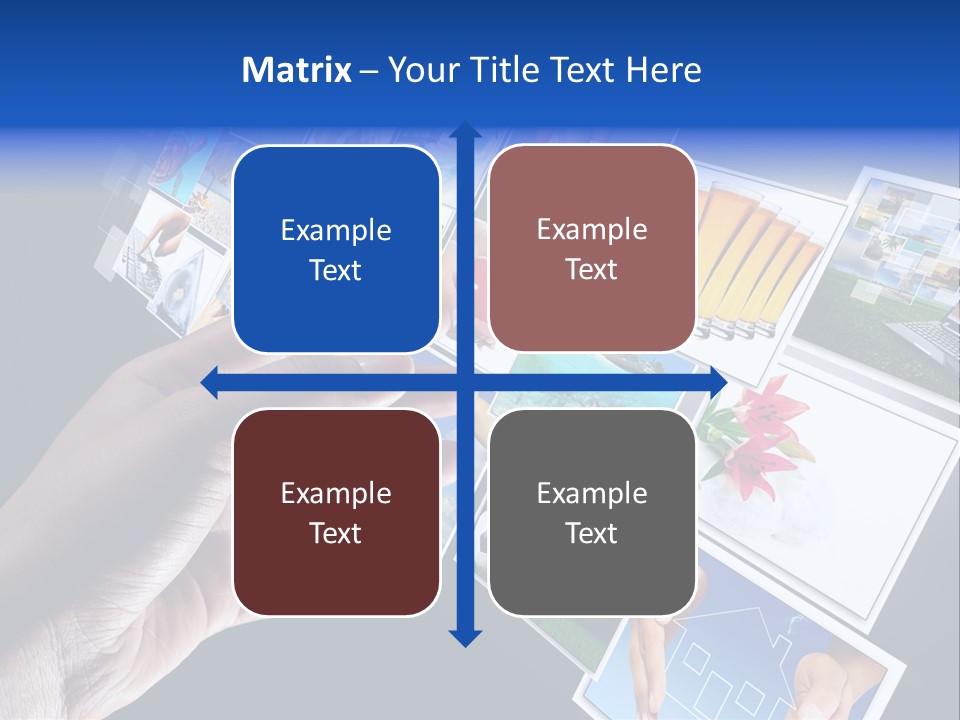 Images Pressing Concept PowerPoint Template
