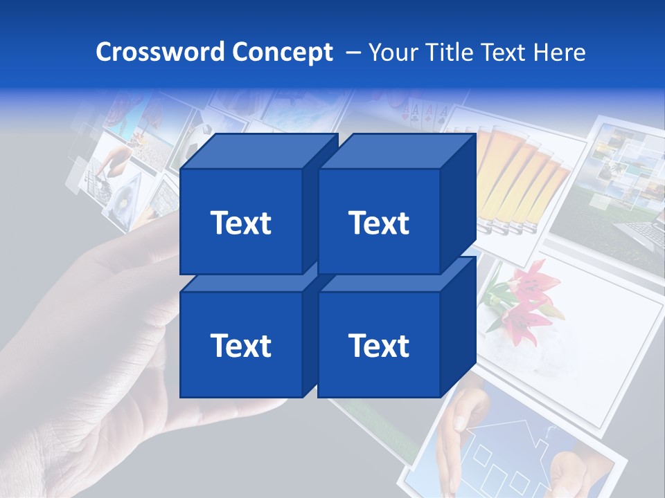 Images Pressing Concept PowerPoint Template