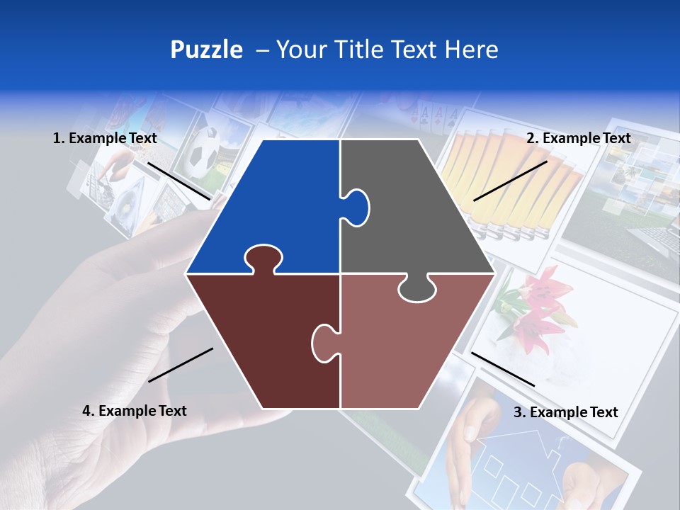 Images Pressing Concept PowerPoint Template