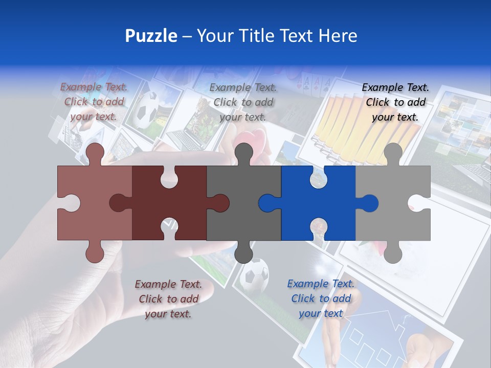 Images Pressing Concept PowerPoint Template