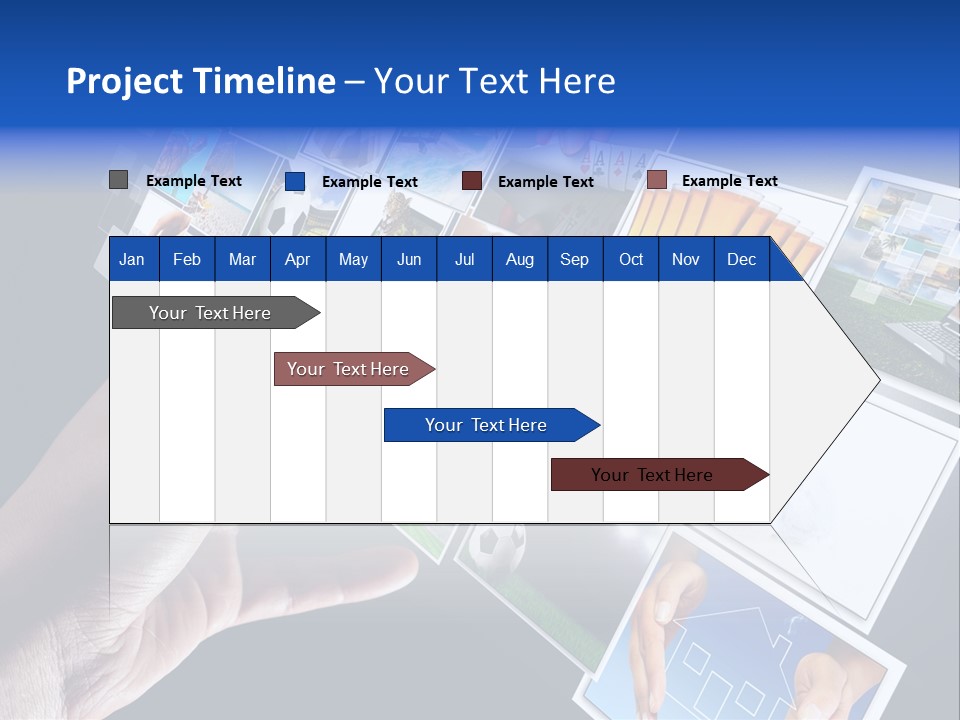 Images Pressing Concept PowerPoint Template