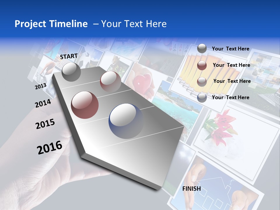 Images Pressing Concept PowerPoint Template
