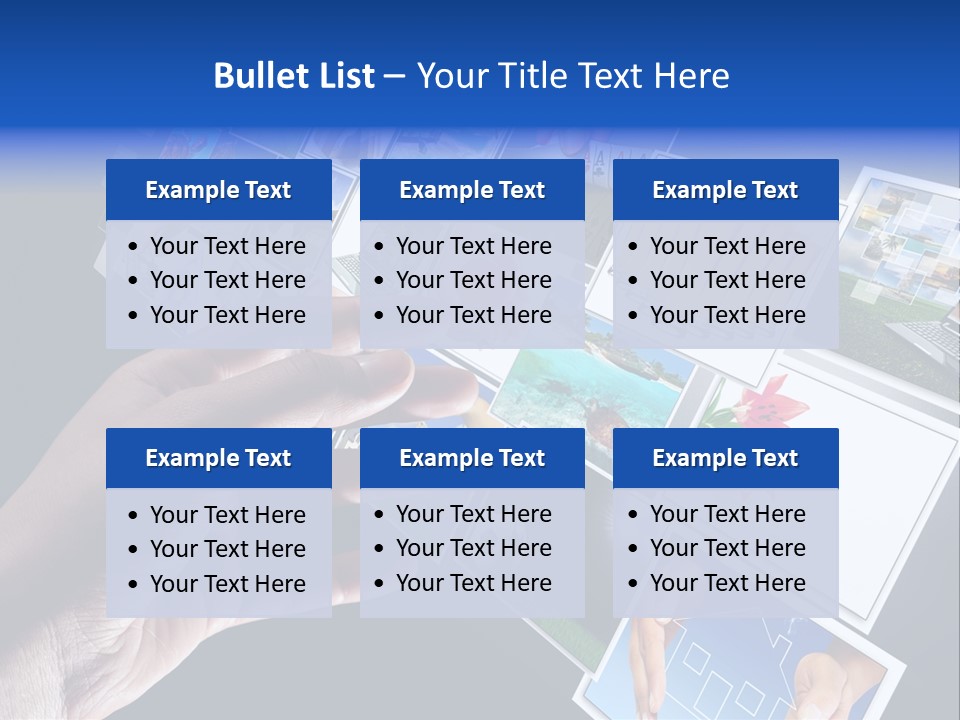 Images Pressing Concept PowerPoint Template
