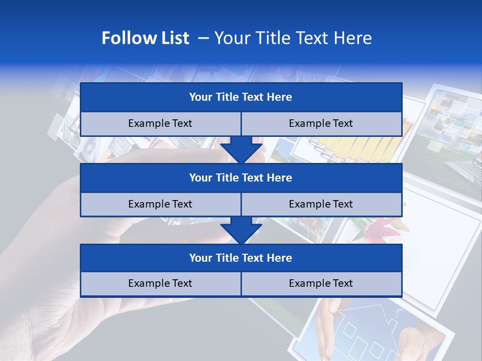 Images Pressing Concept PowerPoint Template