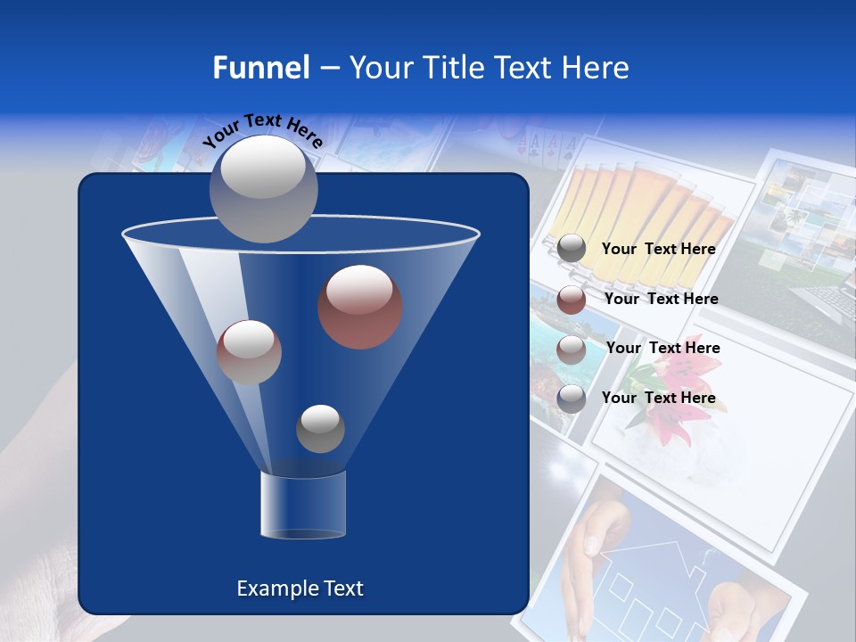 Images Pressing Concept PowerPoint Template