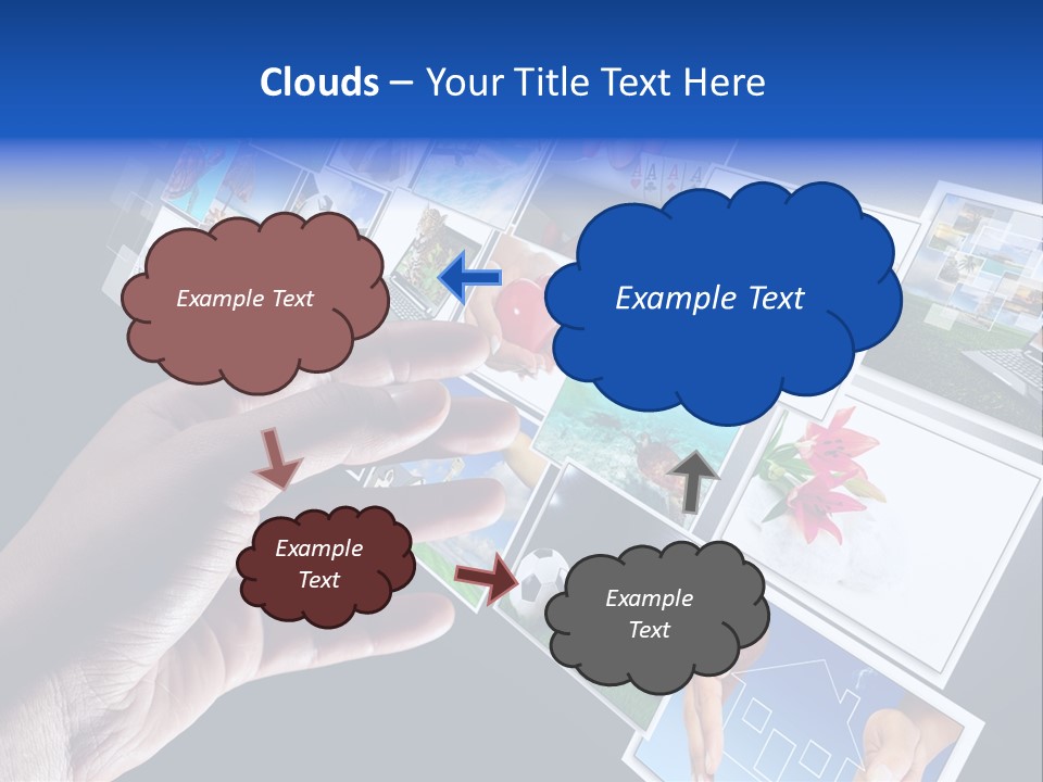 Images Pressing Concept PowerPoint Template