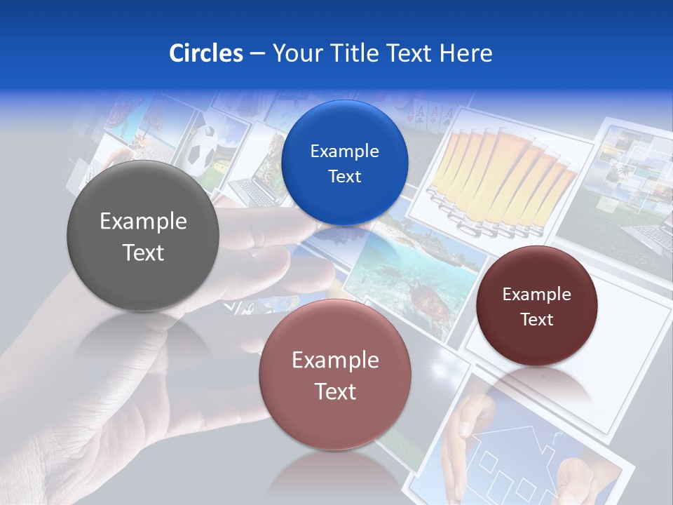 Images Pressing Concept PowerPoint Template
