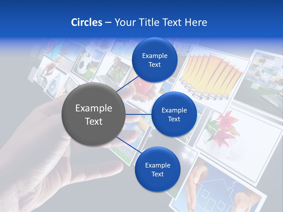 Images Pressing Concept PowerPoint Template