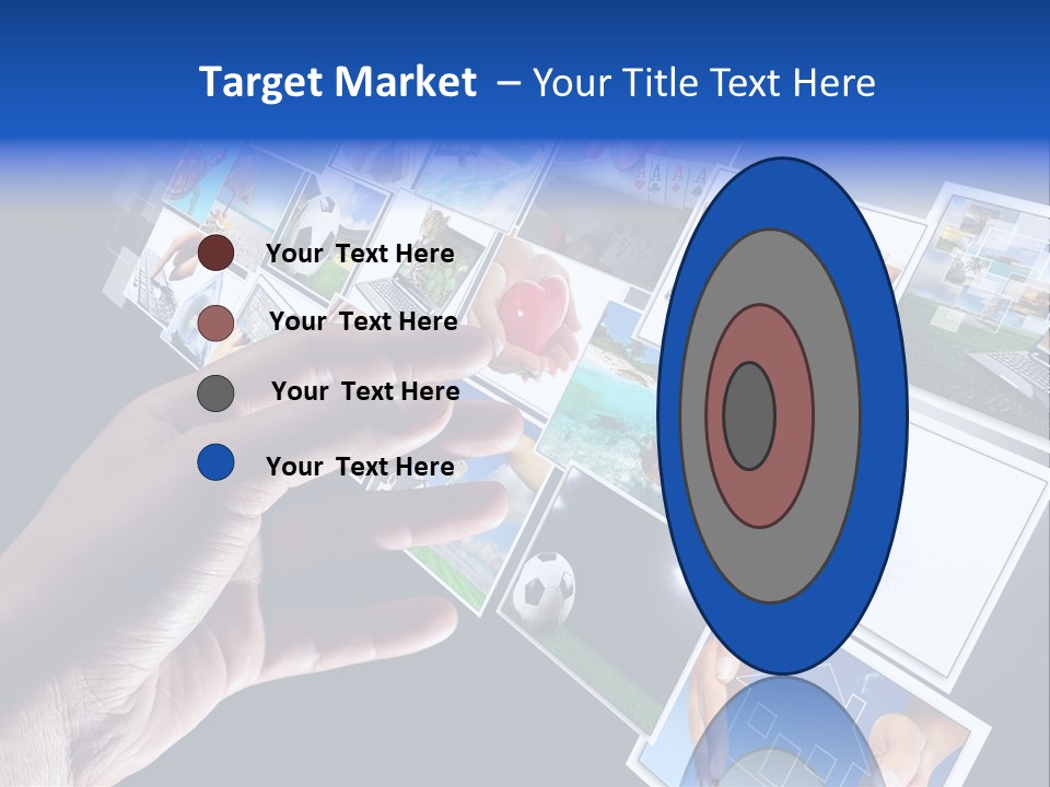 Images Pressing Concept PowerPoint Template