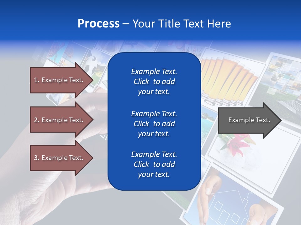 Images Pressing Concept PowerPoint Template