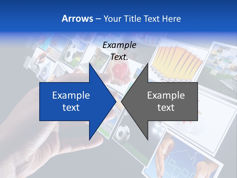 Images Pressing Concept PowerPoint Template