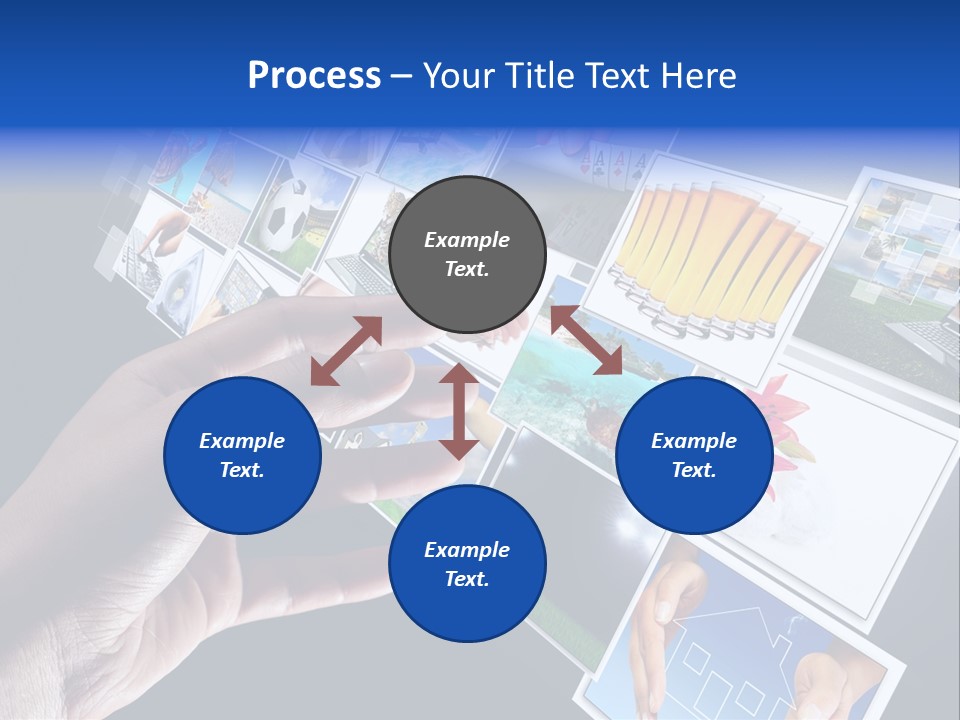 Images Pressing Concept PowerPoint Template