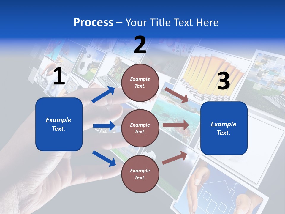 Images Pressing Concept PowerPoint Template