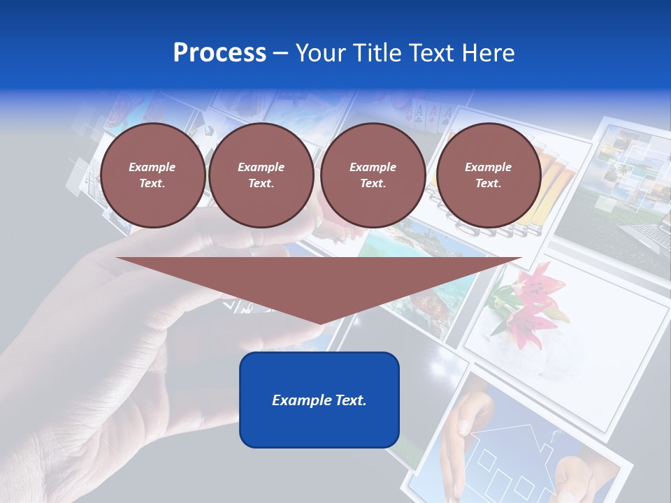 Images Pressing Concept PowerPoint Template
