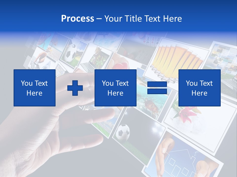 Images Pressing Concept PowerPoint Template