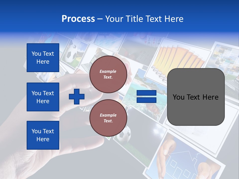 Images Pressing Concept PowerPoint Template