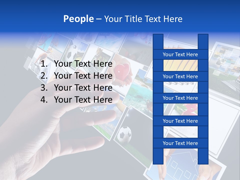 Images Pressing Concept PowerPoint Template