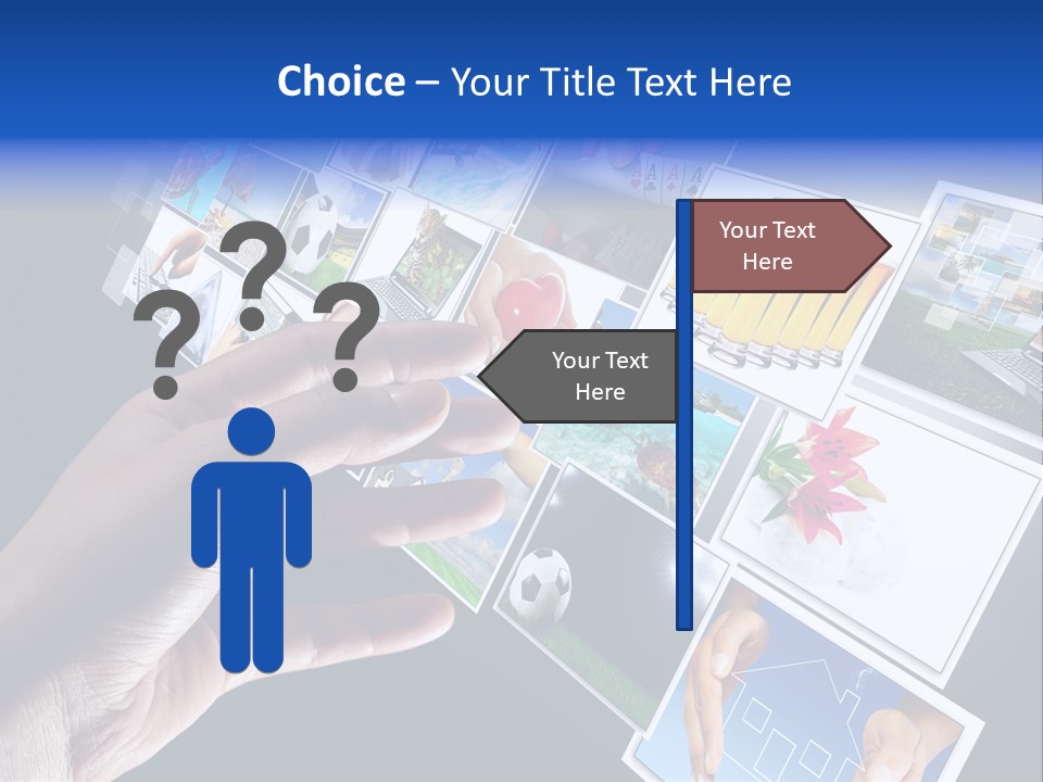 Images Pressing Concept PowerPoint Template