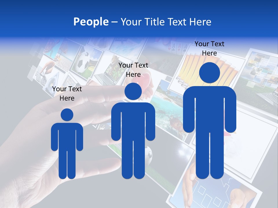 Images Pressing Concept PowerPoint Template