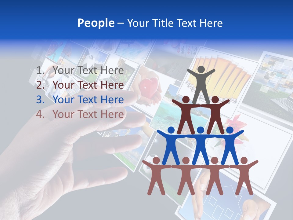 Images Pressing Concept PowerPoint Template