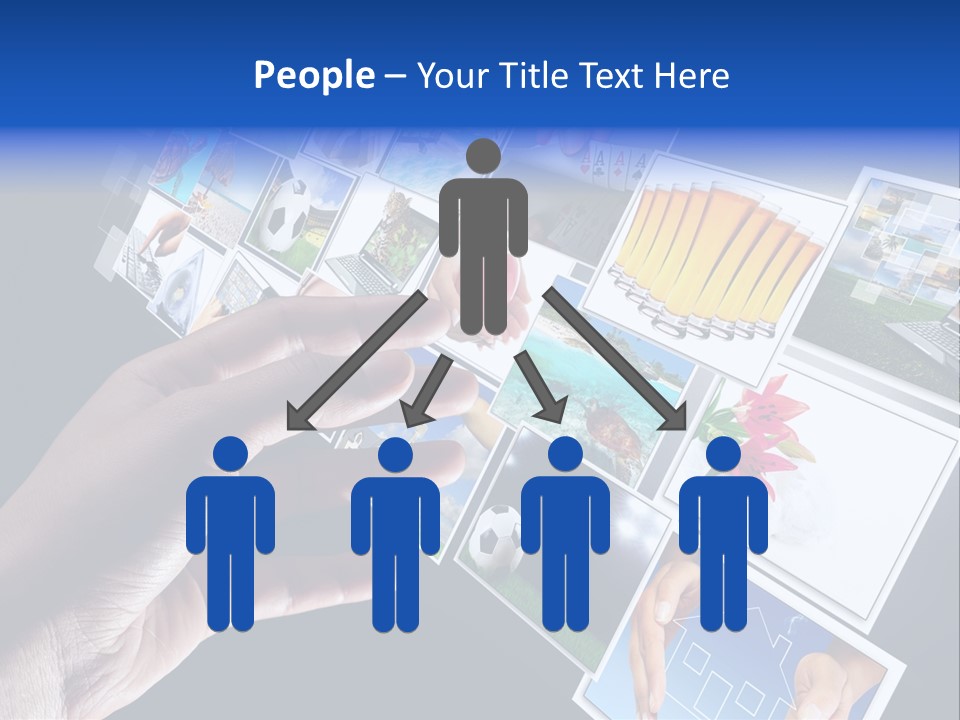 Images Pressing Concept PowerPoint Template