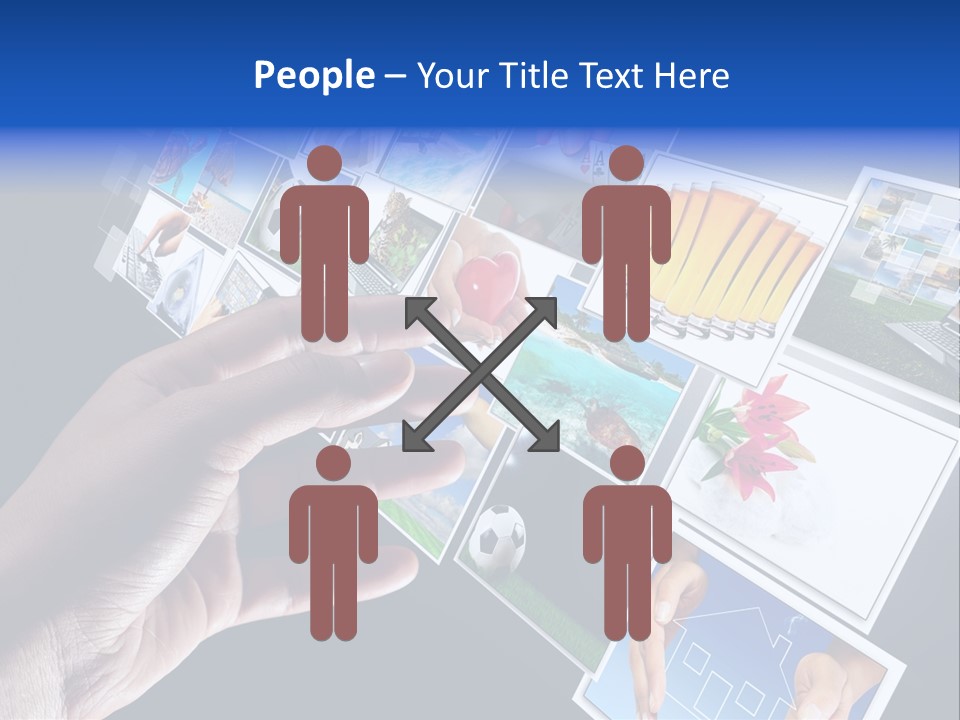 Images Pressing Concept PowerPoint Template
