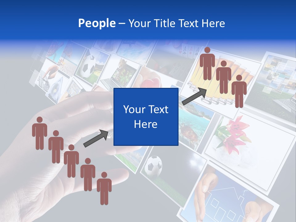 Images Pressing Concept PowerPoint Template