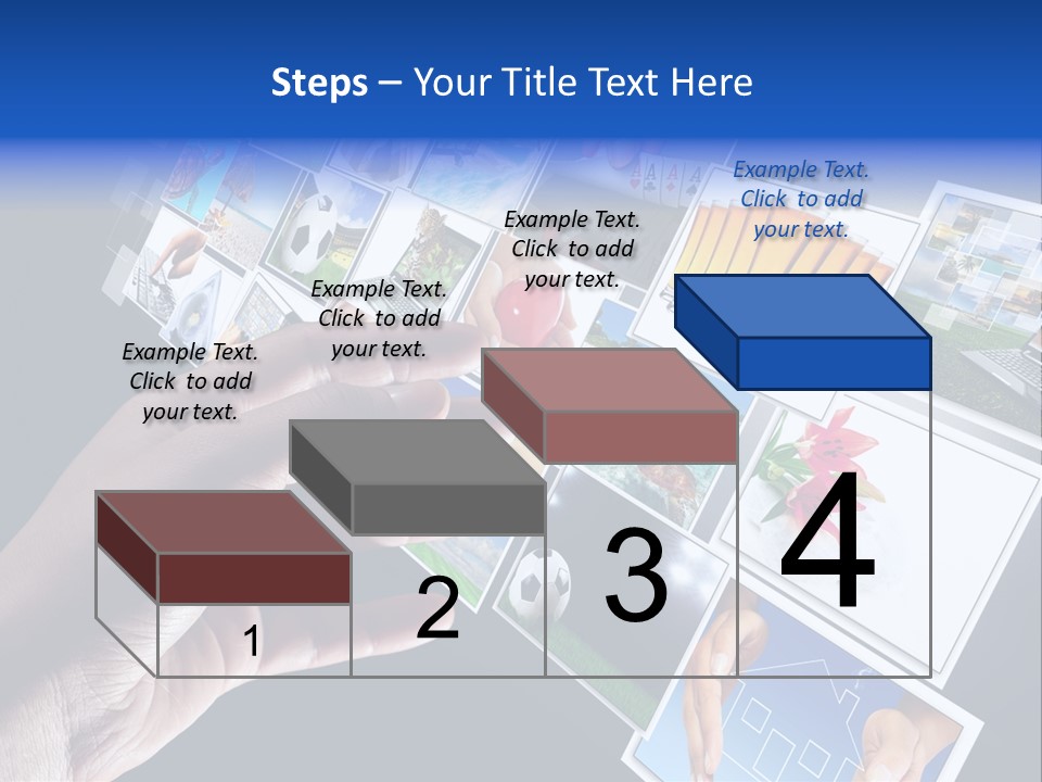 Images Pressing Concept PowerPoint Template
