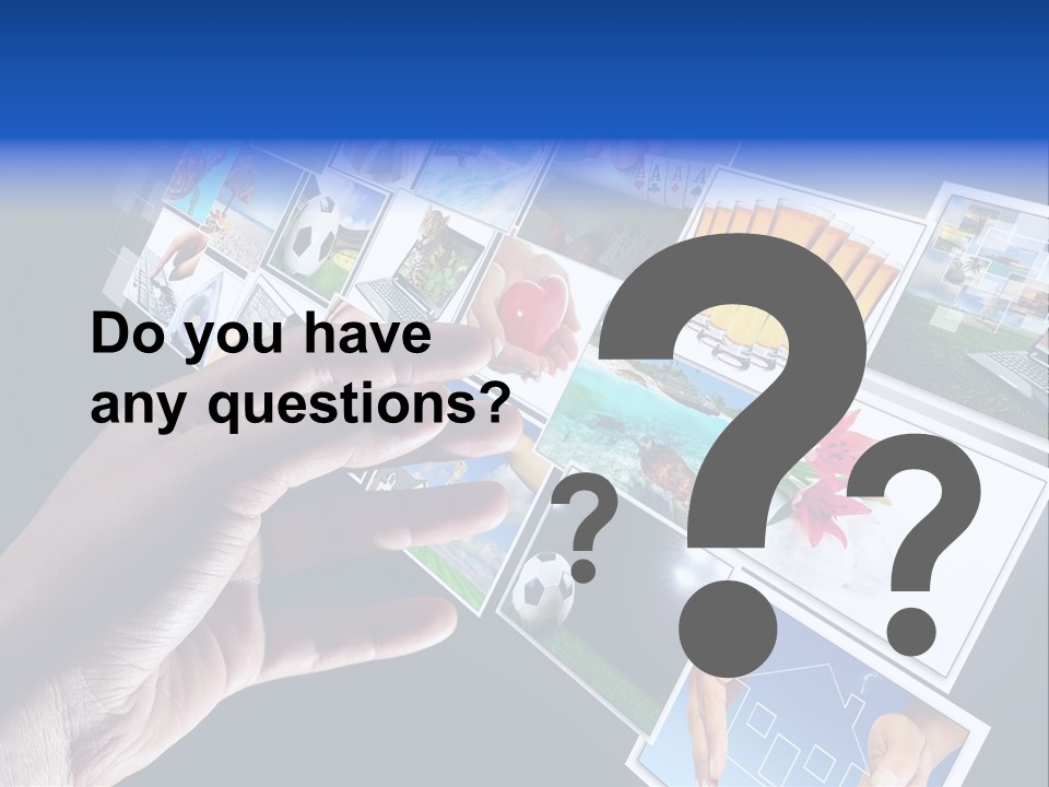 Images Pressing Concept PowerPoint Template