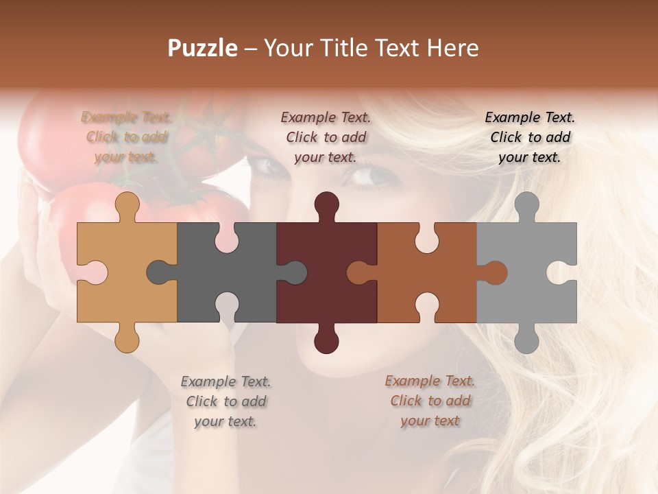 Happy Pretty Calories PowerPoint Template