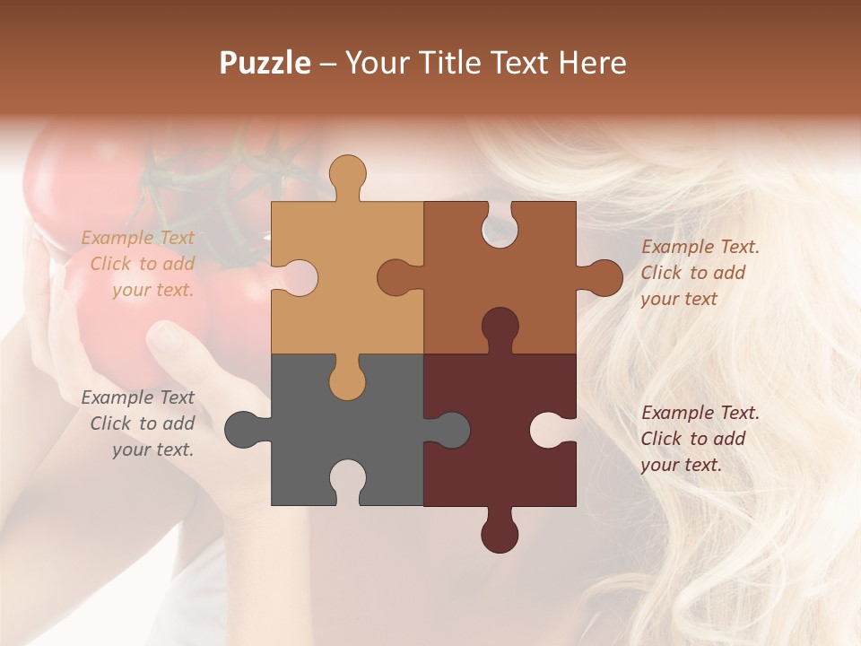 Happy Pretty Calories PowerPoint Template