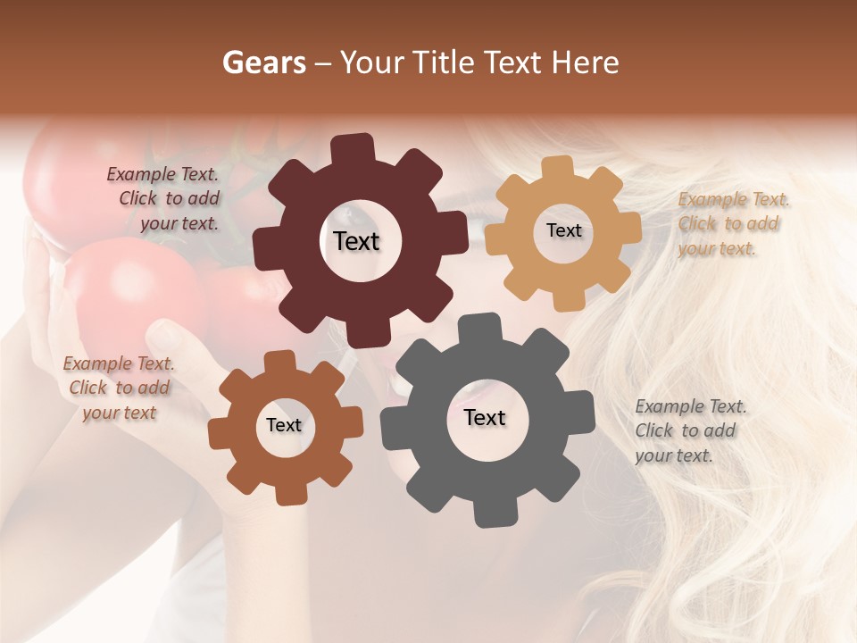 Happy Pretty Calories PowerPoint Template