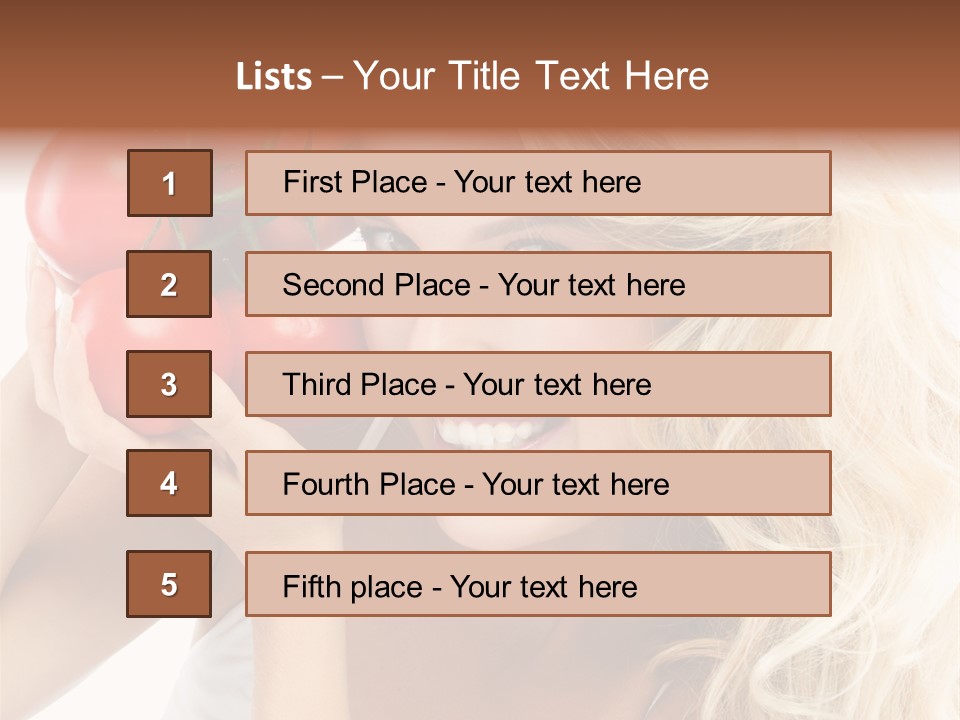 Happy Pretty Calories PowerPoint Template