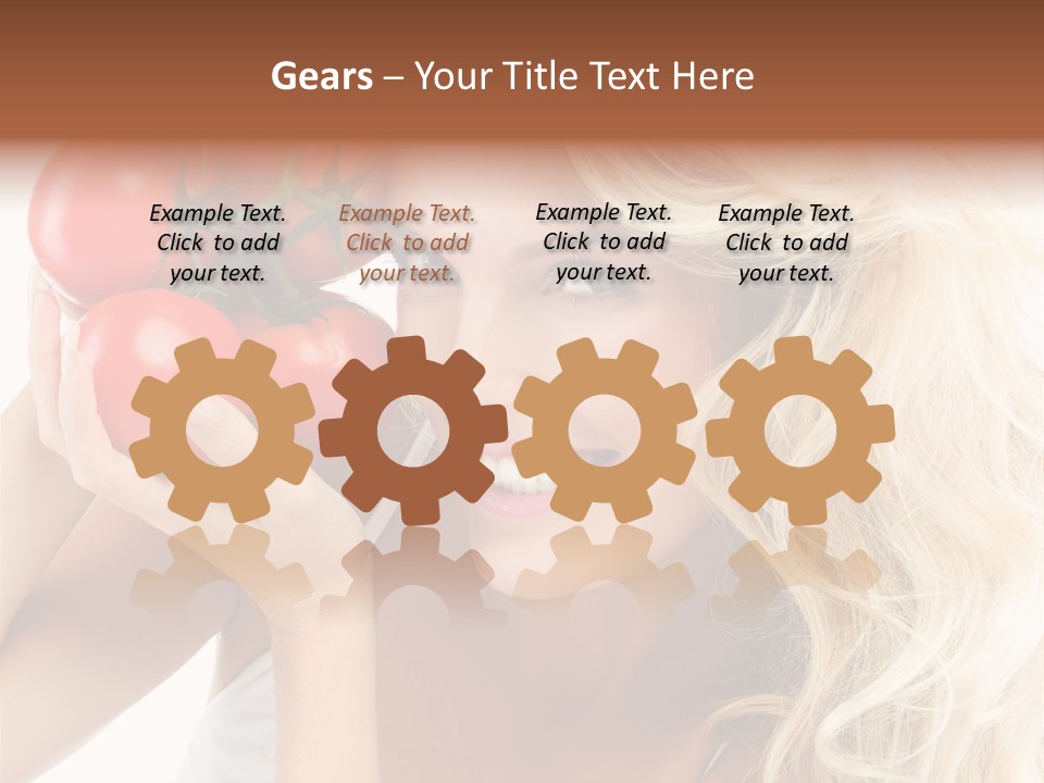 Happy Pretty Calories PowerPoint Template