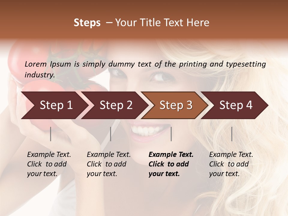 Happy Pretty Calories PowerPoint Template