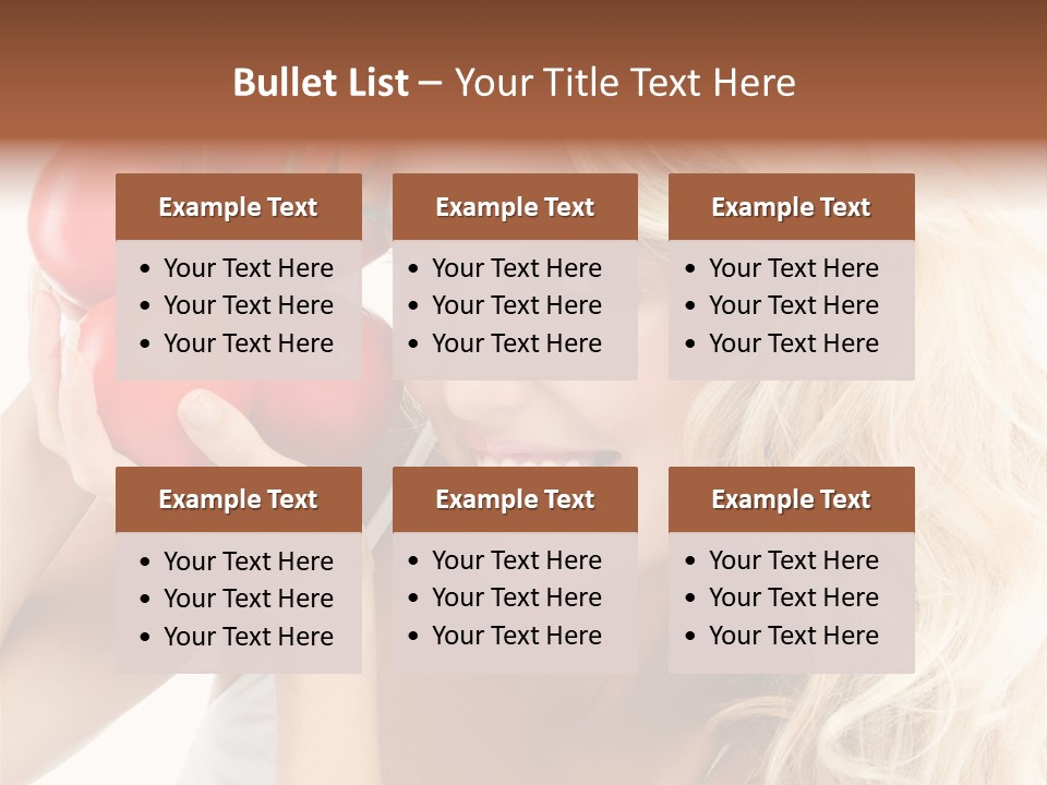 Happy Pretty Calories PowerPoint Template