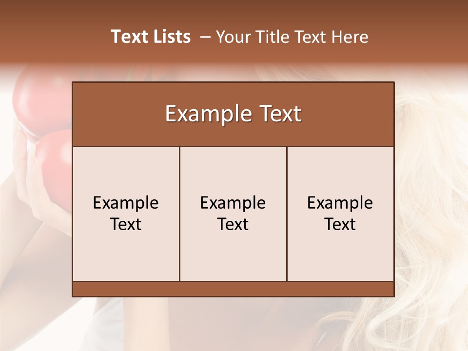 Happy Pretty Calories PowerPoint Template