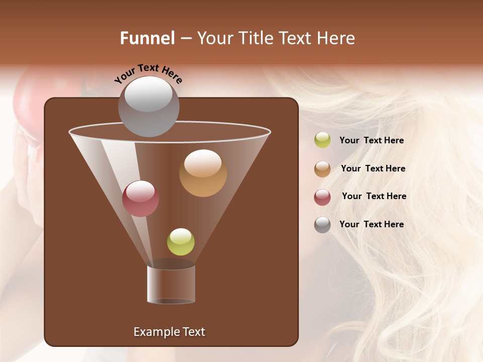 Happy Pretty Calories PowerPoint Template