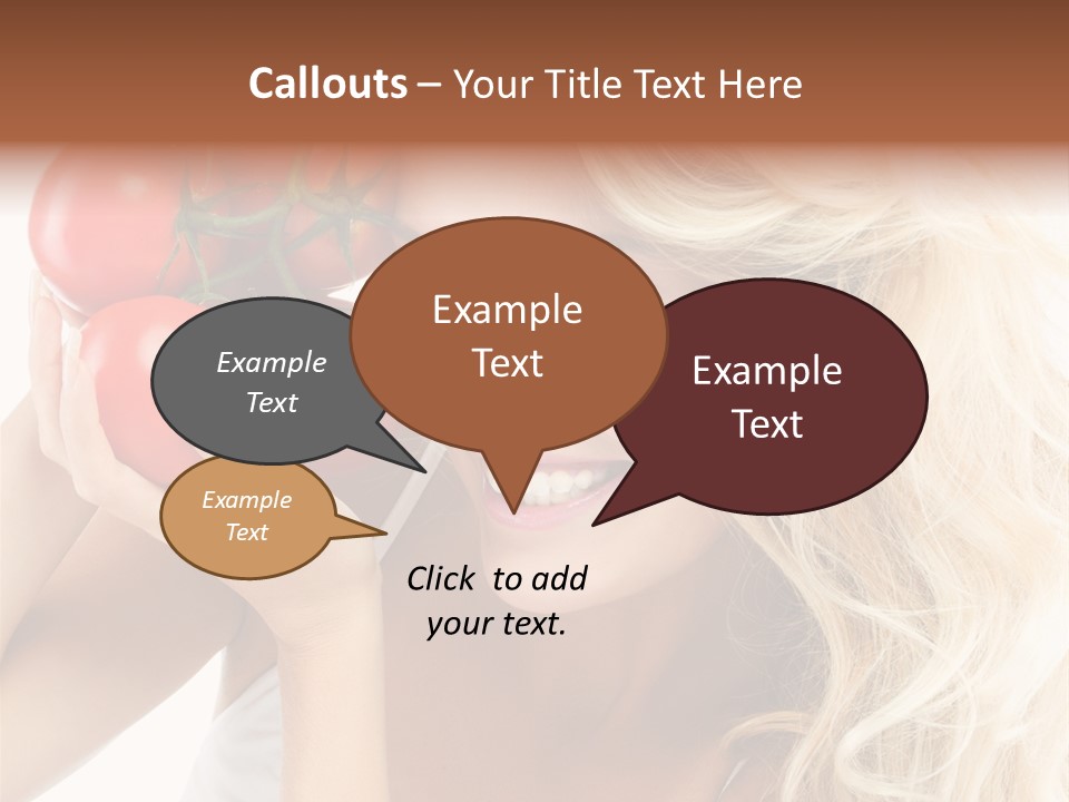 Happy Pretty Calories PowerPoint Template
